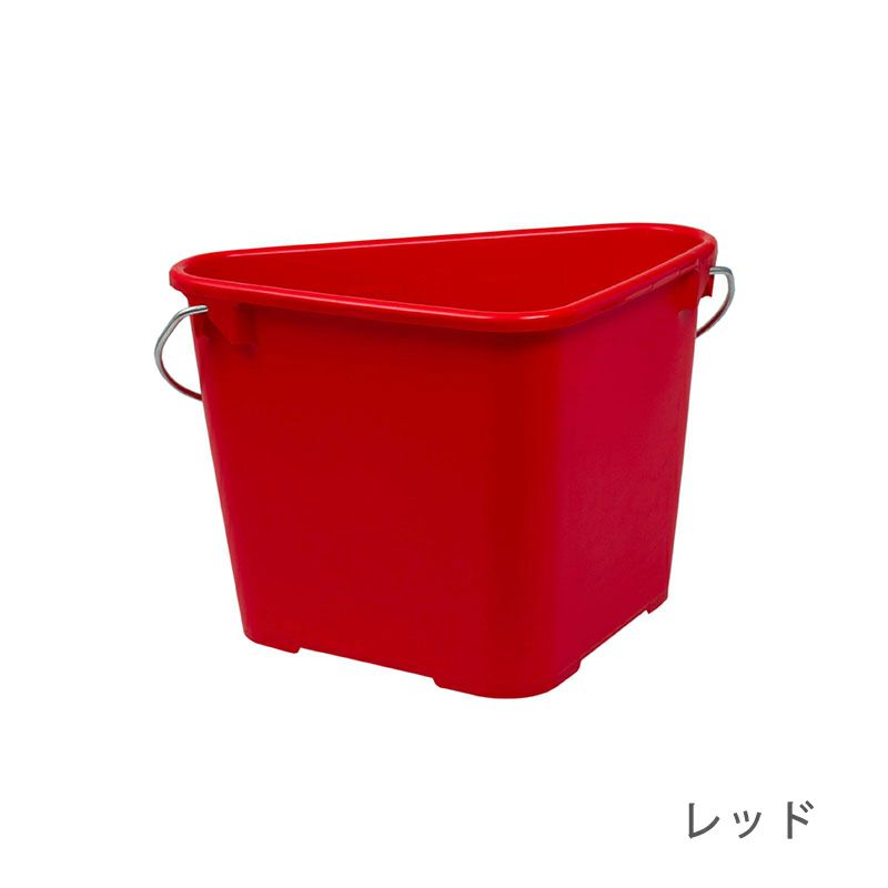 三角バケツ 17L レッド トライカン Hink Trican Red