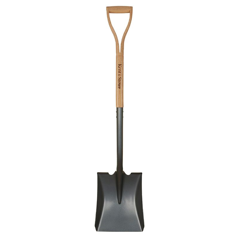 カーボン四角シャベル ケント＆ストー Square Mouth Shovel, Carbon Steel