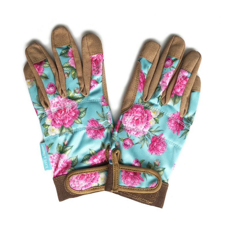 プレミアムガーデングローブ 花柄 ケント＆ストー Premium Comfort Gloves Peony Kent & Stowe