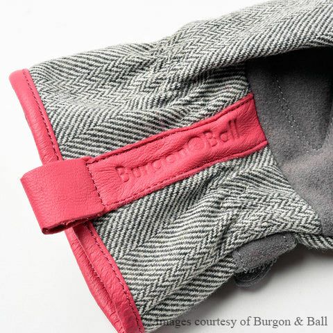 ガーデニンググローブ グレ ーツイード 女性用 手袋 バーゴン＆ボール Love The Glove Grey Tweed Women's Burgon & Ball